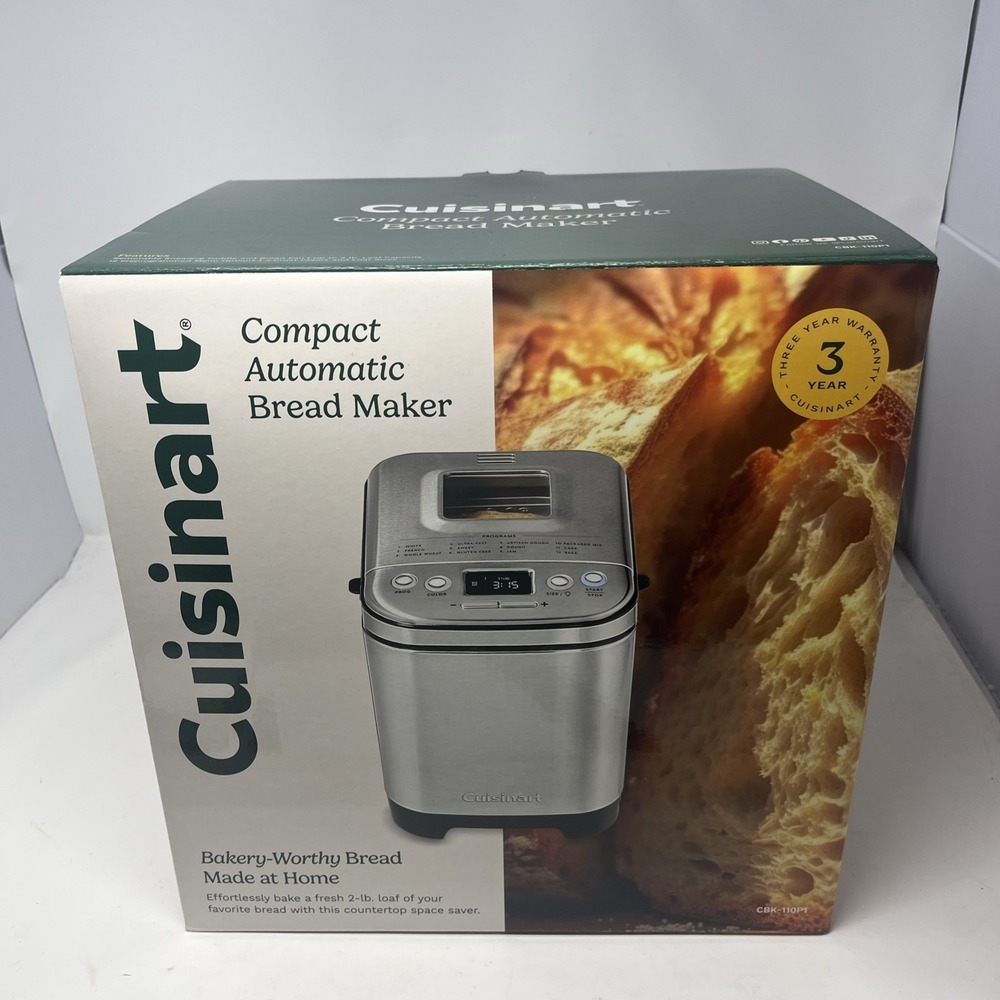 Cuisinart Compact Automatic Bread Maker New in Box/Unused CBK11091
